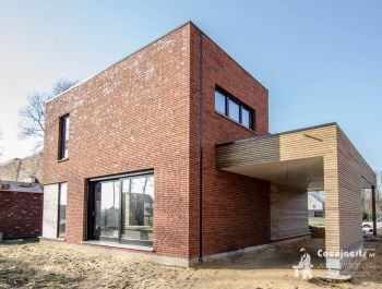 Houtskelet energiebewust bouwen passief woning limburg
